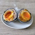 のんべぇヒロ's cooksnap of when they made 味付け卵で作るスコッチエッグ風おにぎり.