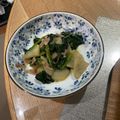 Okecchan's cooksnap of when they made 簡単♪ほうれん草とじゃが芋のベーコン炒め.