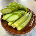 azbjbn's cooksnap of when they made 意外に美味しかつたオクラのぬか漬け.