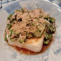 makichaki's cooksnap of when they made オクラとしらすの冷奴.