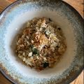 みるく茶's cooksnap of when they made 小松菜としらすの絶品チャーハン.