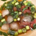 ぼくのごはん's cooksnap of when they made ✿うめ～オクラそうめん✿.