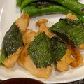 モモとまかないさん's cooksnap of when they made 鶏ムネの味噌生姜焼き♡大葉包み.