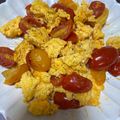 ゆきみだいふく732's cooksnap of when they made 5分でできる！ミニトマトと卵の炒め物.