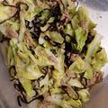 料理初心者あぃ☆'s cooksnap of when they made 簡単副菜　ツナとキャベツの塩昆蒸し.