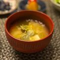 ちゃぴ♥'s cooksnap of when they made 春キャベツと豆腐わかめのお味噌汁.