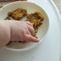 chicchiki's cooksnap of when they made 離乳食後期かぼちゃとオートミールのおやき.