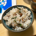 らむけーママ's cooksnap of when they made 混ぜるだけで絶品☆さば缶梅しそごはん。.