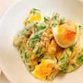 あんまかろん☆'s cooksnap of when they made 【楽めし】スナップエンドウと卵のサラダ.