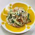あっこ姉's cooksnap of when they made キュウリとささ身と春雨マスタードサラダ.