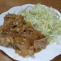 えりこ82☆'s cooksnap of when they made 豚バラと玉ねぎだけ♫簡単生姜焼き.