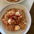 みるく茶's cooksnap of when they made トマトとモッツァレラの絶品パスタ♡.