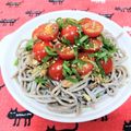カリーナ's cooksnap of when they made 簡単♪サバ缶トマトの旨味冷やしそば.