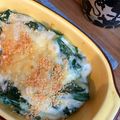 しろくお's cooksnap of when they made 簡単ホワイトソースで♪ほうれん草グラタン.