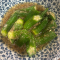 犬飼ってる's cooksnap of when they made おくらの胡麻和え.
