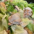 トリッコ's cooksnap of when they made キャベツと鶏もも肉のにんにく炒め.