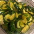 マーブルチロル's cooksnap of when they made 簡単おいしい3分で出来るきゅうりの漬け物.