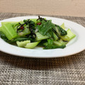 horseland's cooksnap of when they made 青梗菜と塩昆布のニンニク炒め.