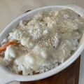 papikun's cooksnap of when they made 残ったシチューでおいしくドリア.