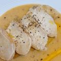 Auberge七緒's cooksnap of when they made 鶏むね肉のモルネーソース★スマイリー流！.
