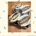 ルぴあ's cooksnap of when they made ボリュームたっぷり★簡単メンチカツサンド.