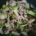 ゆぴな's cooksnap of when they made 柔らか豚肉と大根&青梗菜の炒め物.