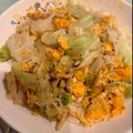 みみ's cooksnap of when they made キャベツと卵のふわとろ炒め★簡単.