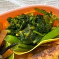 わたさな2016's cooksnap of when they made 春の贈りもの！　のらぼう菜のおひたし.