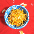 mmameco's cooksnap of when they made 人参とじゃこの炒め物.