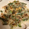 ぷちぷっち☆'s cooksnap of when they made 米粉ニラチヂミ.