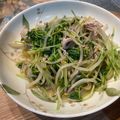 Okecchan's cooksnap of when they made 簡単！格安！豚バラ炒め　もやし＆豆苗.