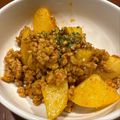 愛猫ベリー's cooksnap of when they made ジャガイモとひき肉のカレーケチャップ炒め.