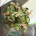 クック7V6JIM☆'s cooksnap of when they made カニカマときゅうり、ワカメの酢の物.