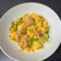 l I's cooksnap of when they made エビと長ネギの塩麹卵炒め.