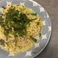 andanteaki's cooksnap of when they made ワンパン絶品！ベーコンと納豆の和風パスタ.