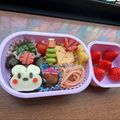 ちゅーりっぷ♪♪'s cooksnap of when they made ミッキー＆ミニーちゃんおにぎり＊キャラ弁.