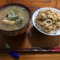 Ruriluru's cooksnap of when they made じゃこおろし納豆ごはん.