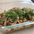 hama♪♪♪'s cooksnap of when they made たっぷりきのこと豚肉のポン酢おろし和え.
