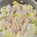 aozora＊'s cooksnap of when they made 超簡単！キャベツと豚蒸し☆生姜ポン酢かけ.