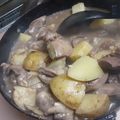 わだぁる's cooksnap of when they made 鶏レバーとじゃがいもの炒め煮塩麹入り.