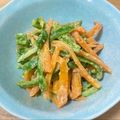 __おもち's cooksnap of when they made ピーマンとにんじんの胡麻味噌和え.