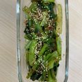 ももゆみ1230's cooksnap of when they made レンジで簡単♪小松菜のおひたし.