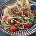 kiiiiika's cooksnap of when they made 超シンプル！トマトと大葉で和風冷製パスタ.