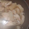 かめのたろう's cooksnap of when they made レンジで簡単＊大根の下茹で＊.