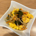 Lilysuke's cooksnap of when they made わかめともやしと卵の中華風サラダ.