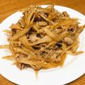 vabochan's cooksnap of when they made ごはんにぴったり◆牛肉とごぼうのしぐれ煮.