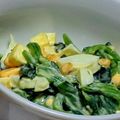 kaori238's cooksnap of when they made 簡単美味♪ほうれん草のゆで卵マヨサラダ.