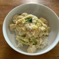 しゅうう's cooksnap of when they made パパっと♪くずし豆腐のとろ～りチーたま丼.
