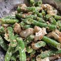 ひんべえ's cooksnap of when they made マヨで美味◆インゲンと竹輪のゴマ和え◆.