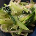 MULA's cooksnap of when they made 上手い(^O^)小松菜とモヤシのナムル☆.